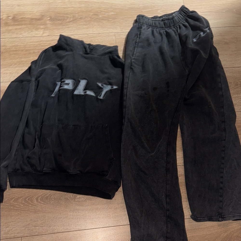 PrettyLittleThing Black Pantsuit Set